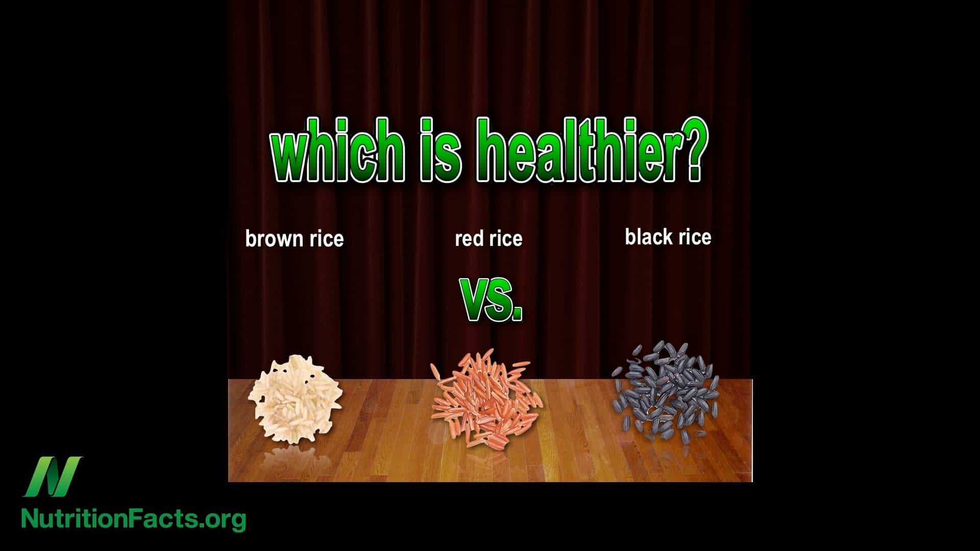 Brown Rice vs. Black Rice