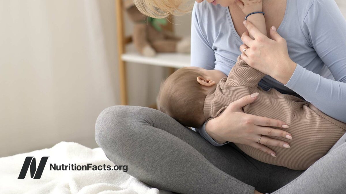 mother and baby breastfeeding