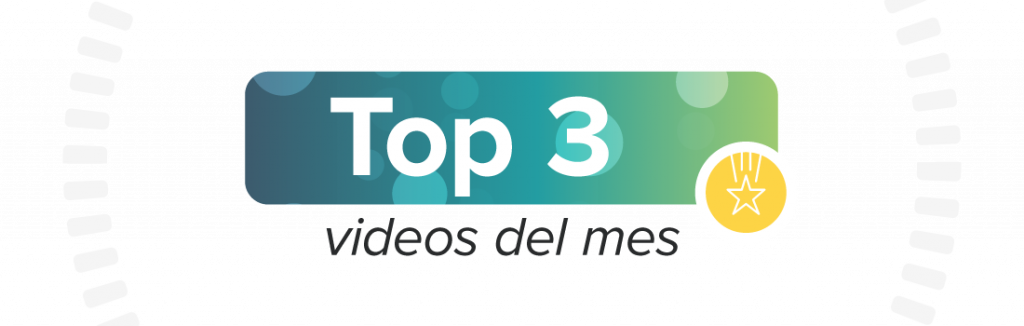 En la imagen pone: "Top 3 videos del mes".