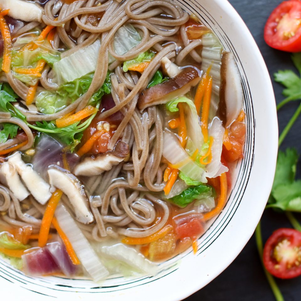 NutritionFacts Soba Noodle Soup Recipe