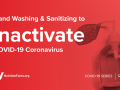 Hand Washing & Sanitizing to Inactivate COVID-19 Coronavirus