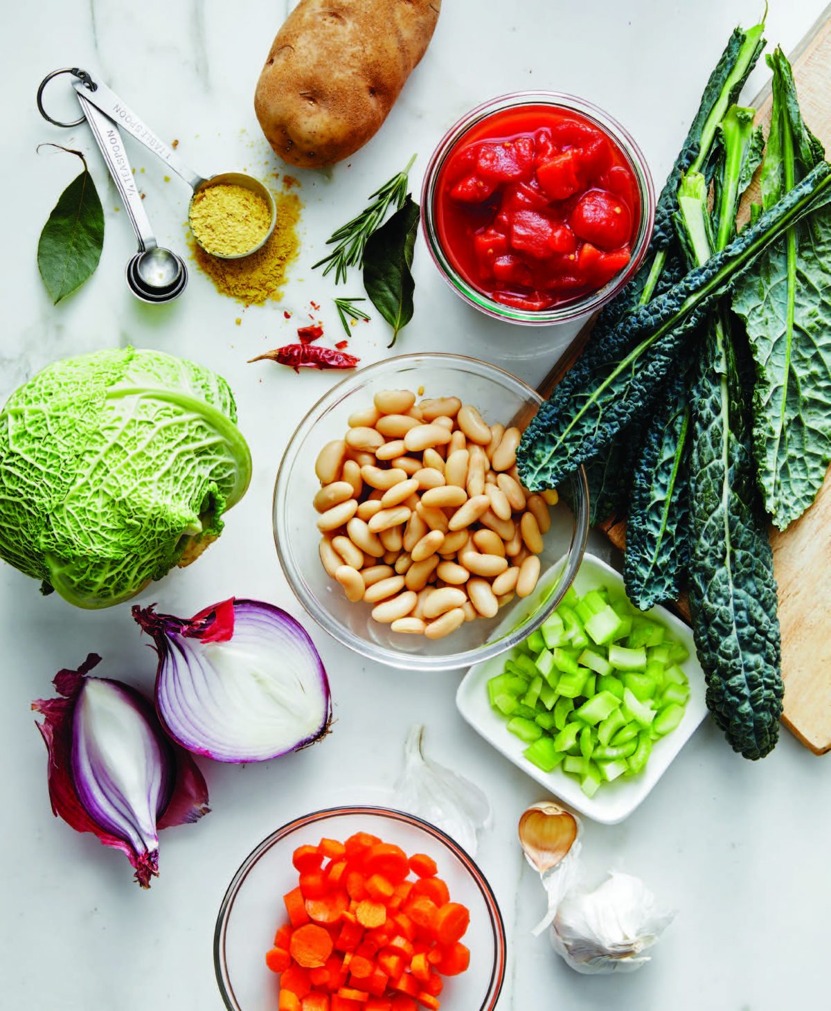 Ribollita with White Beans and Kale Recipe