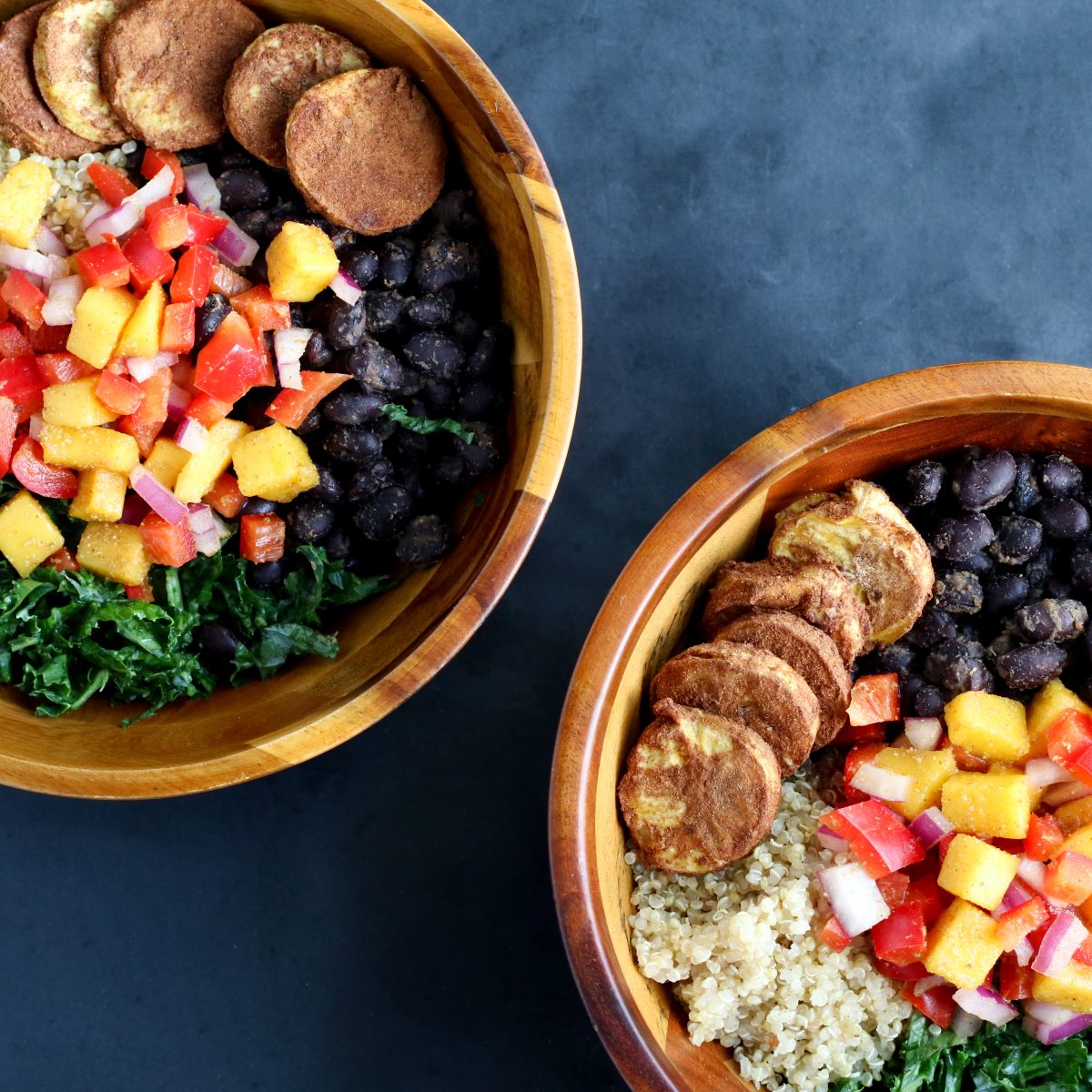 Black Bean and Plantain Bowls with Mango Pico Recipe