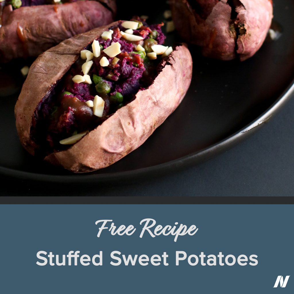 Stuffed sweet potatoes