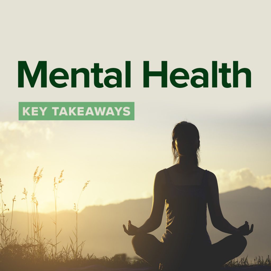 Key takeaways: mental health