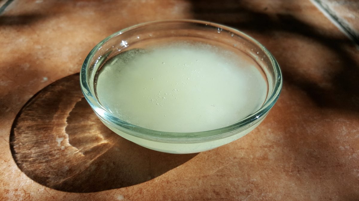 Coconut oil in a bowl