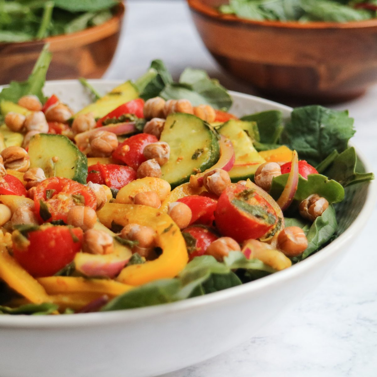 Rainbow Salad Recipe | Healthy Recipes at NutritionFacts.org