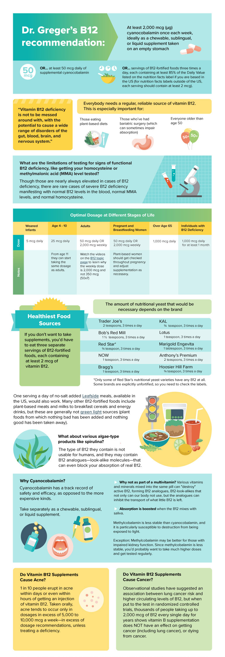 Vitamin B12 infographic