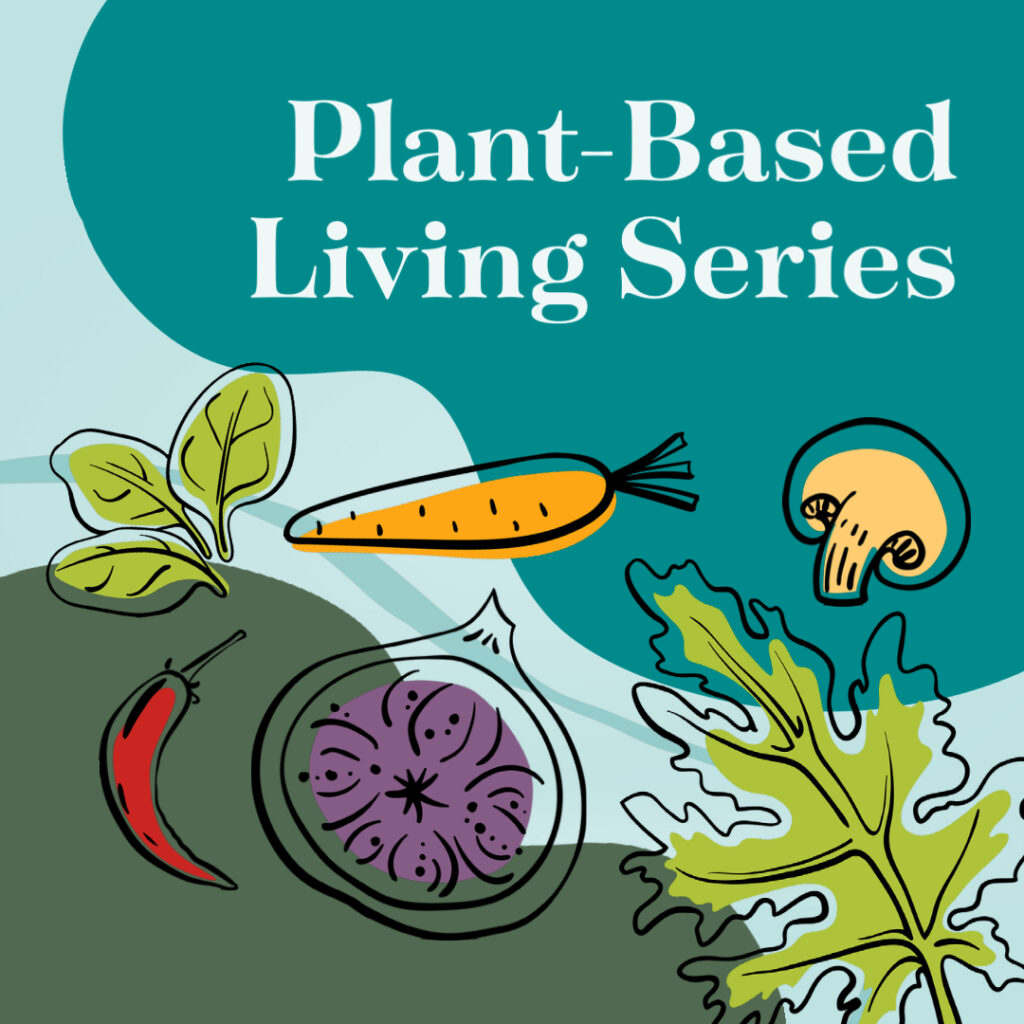 Ilustración de la serie de vida basada en plantas.