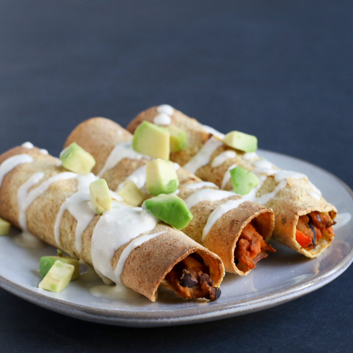 Healthy Sweet Potato Taquitos Recipe