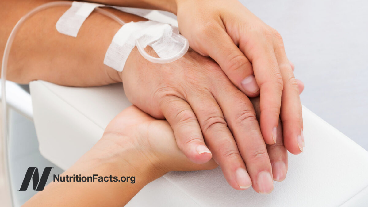 doctor holding patient’s hand