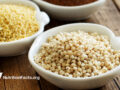 Gluten-free grains in bowls