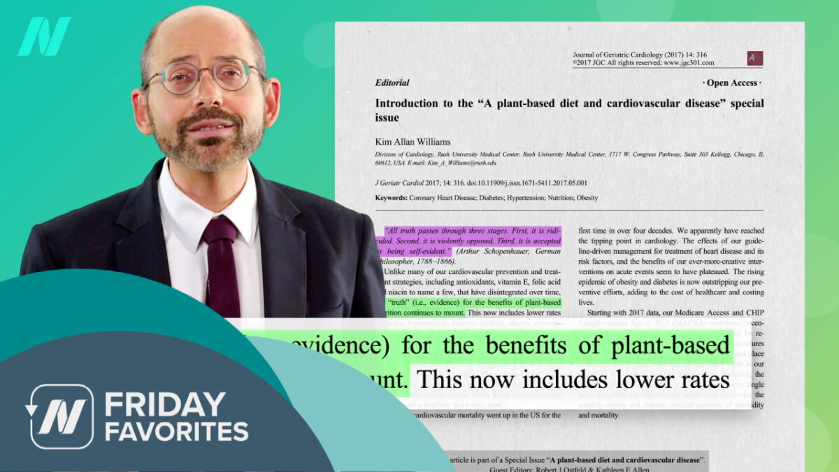 Dr. Greger and a study