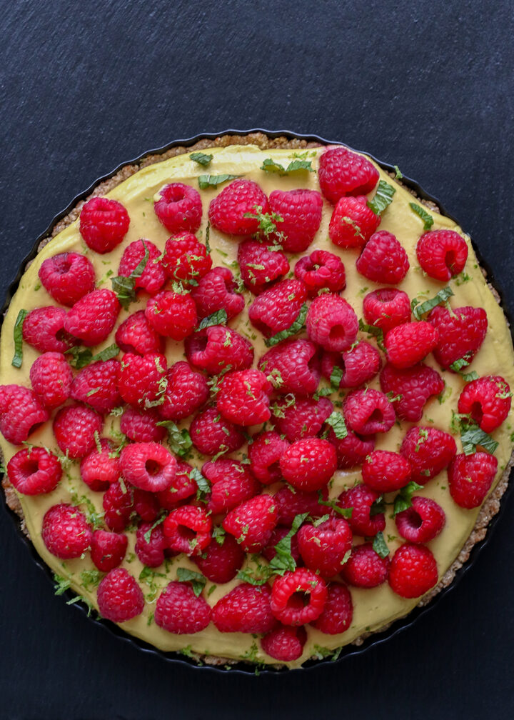 Healthy Mango Lime Tart Recipe