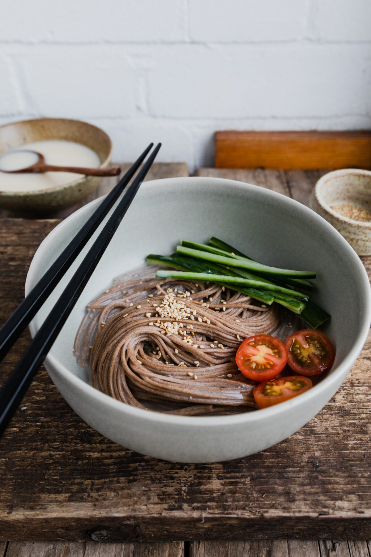 Healthy Korean Soy Milk Noodle Recipe