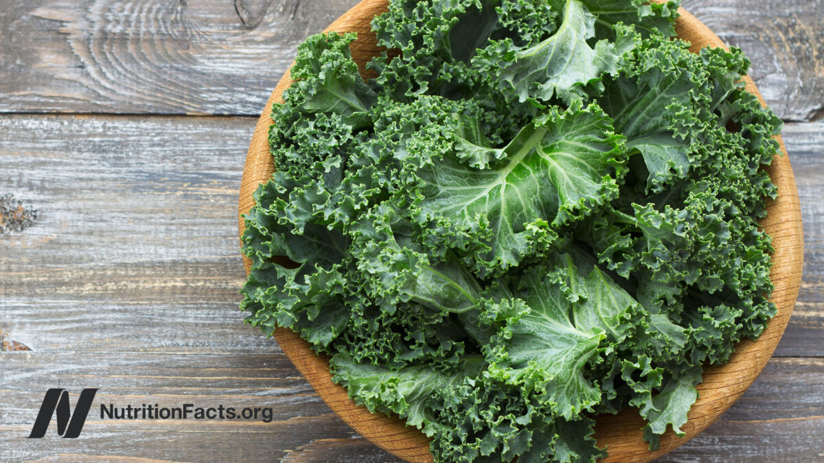 bowl of kale