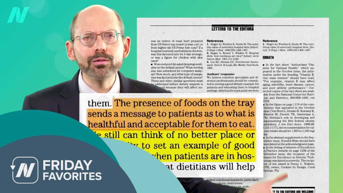 Dr. Greger and a study