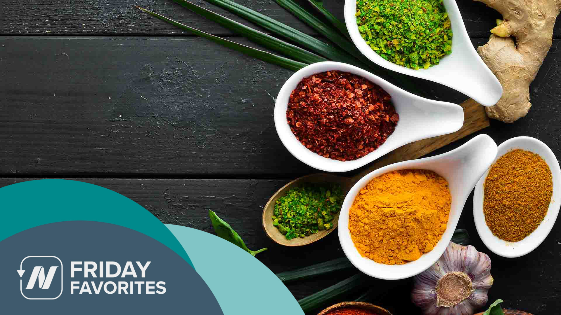 bowls of spices