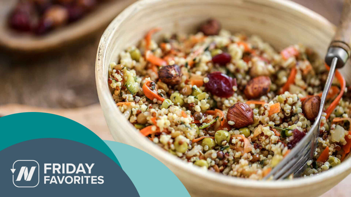 bowl of quinoa salad