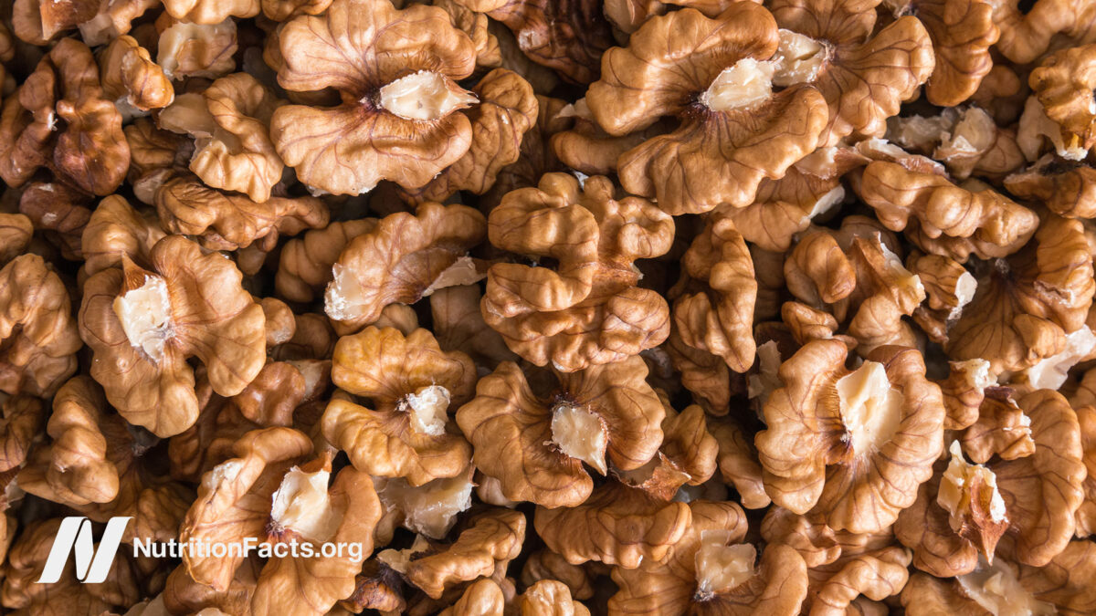 Close up of walnuts