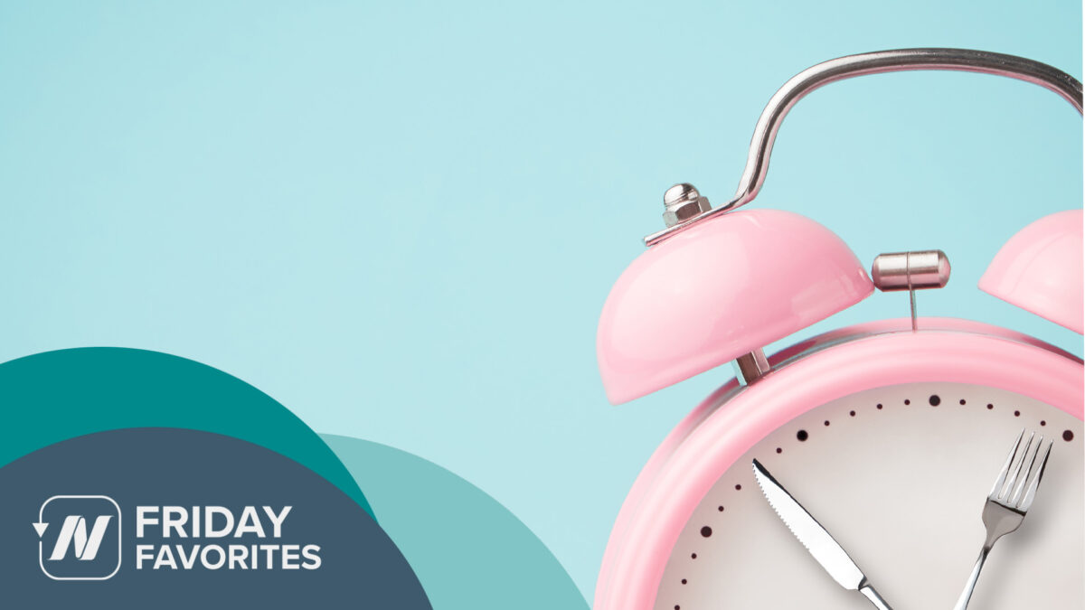 a pink clock