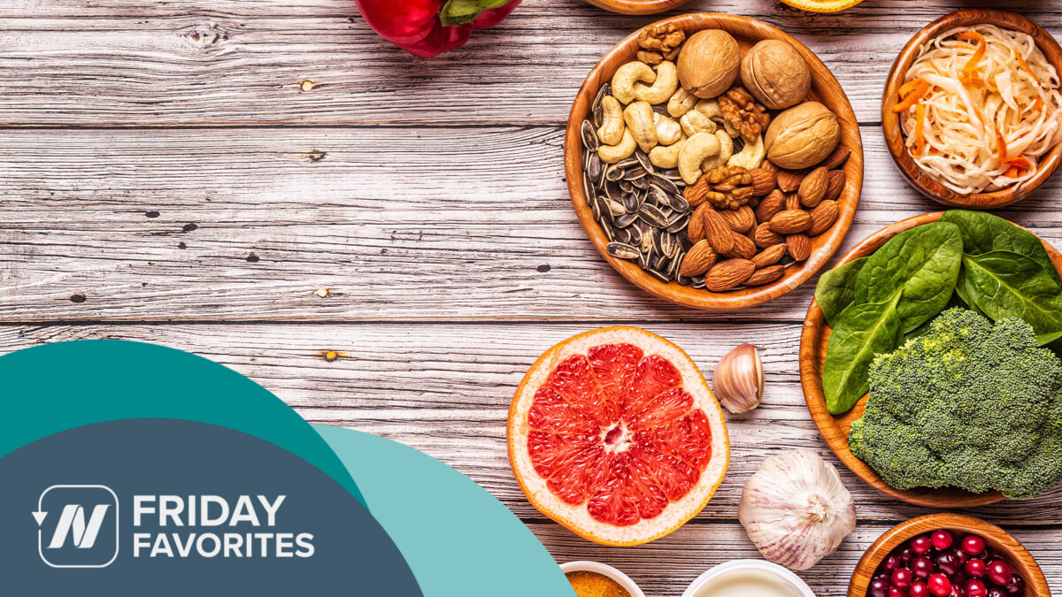 assortment of plant foods