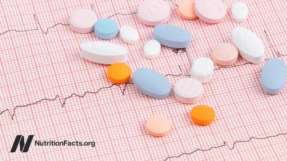 Closeup of various tablets on top of graph paper