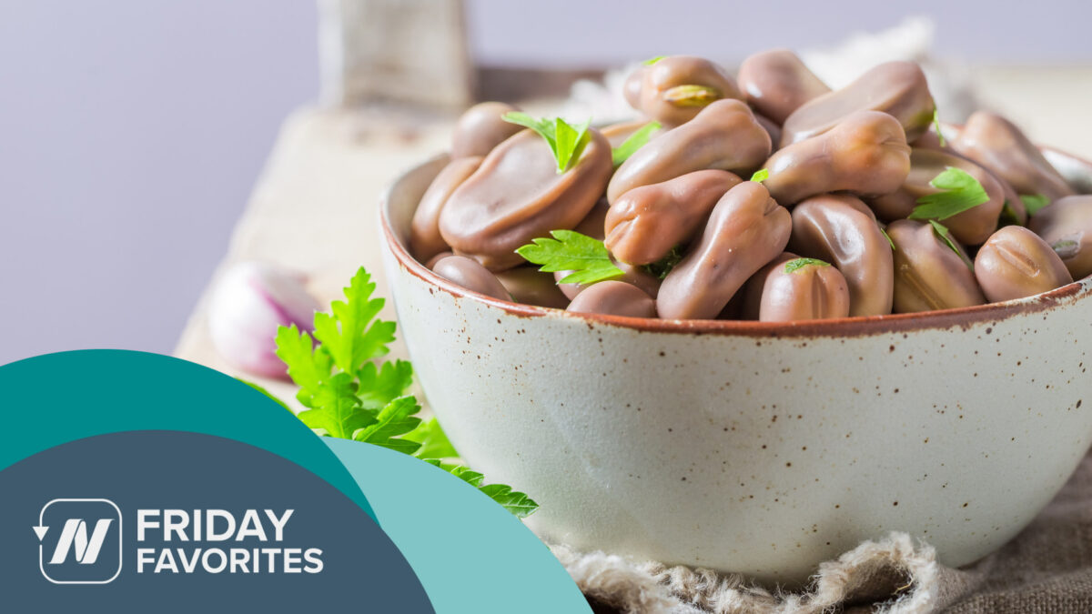 close-up of beans in a bowl