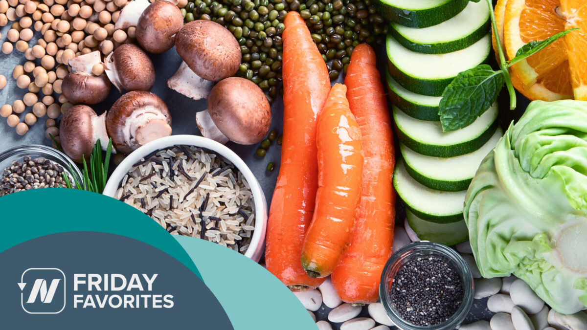 various legumes and vegetables