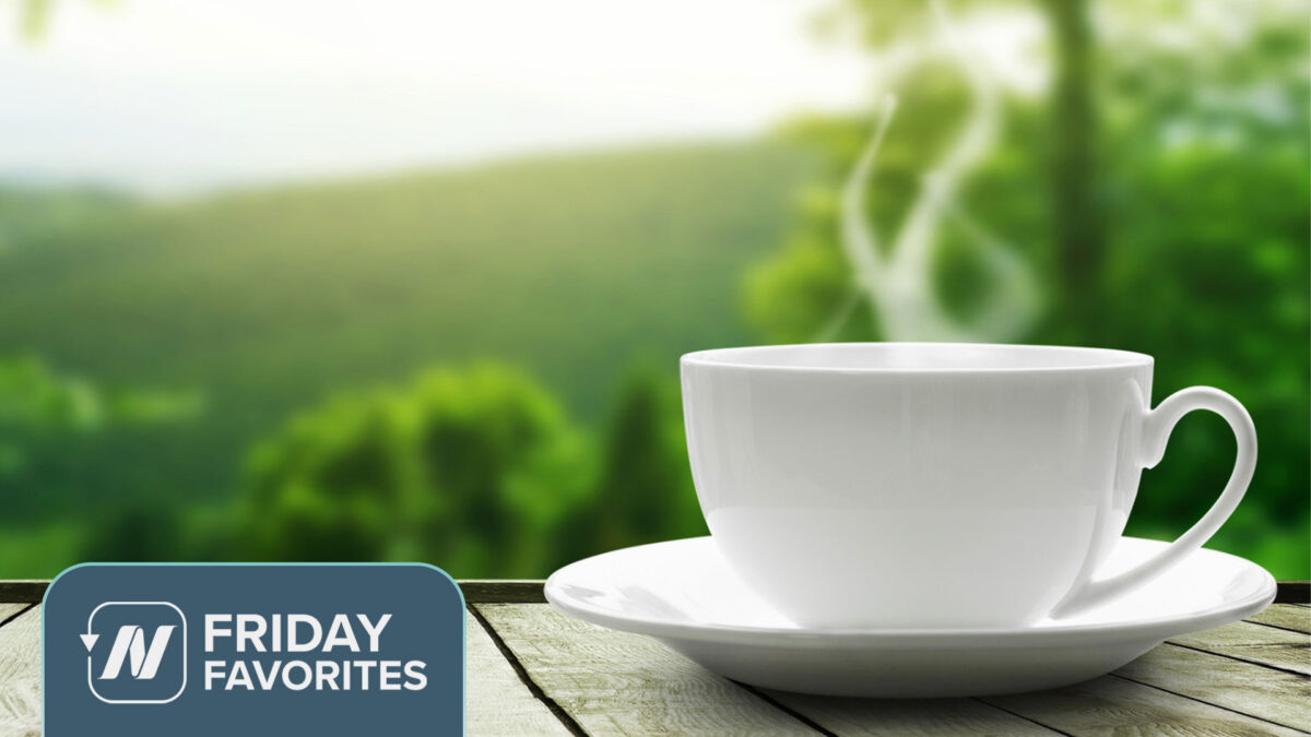 a cup of coffee